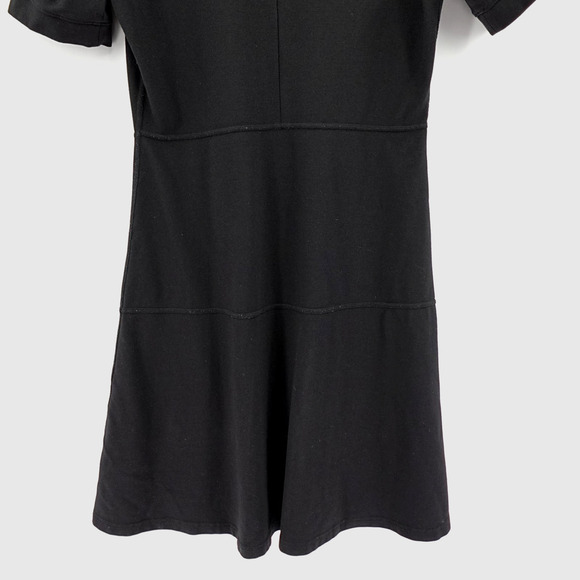 Athleta Dress Womens Small Black Ponte Fit and Flare En Route Career Office - Picture 9 of 16
